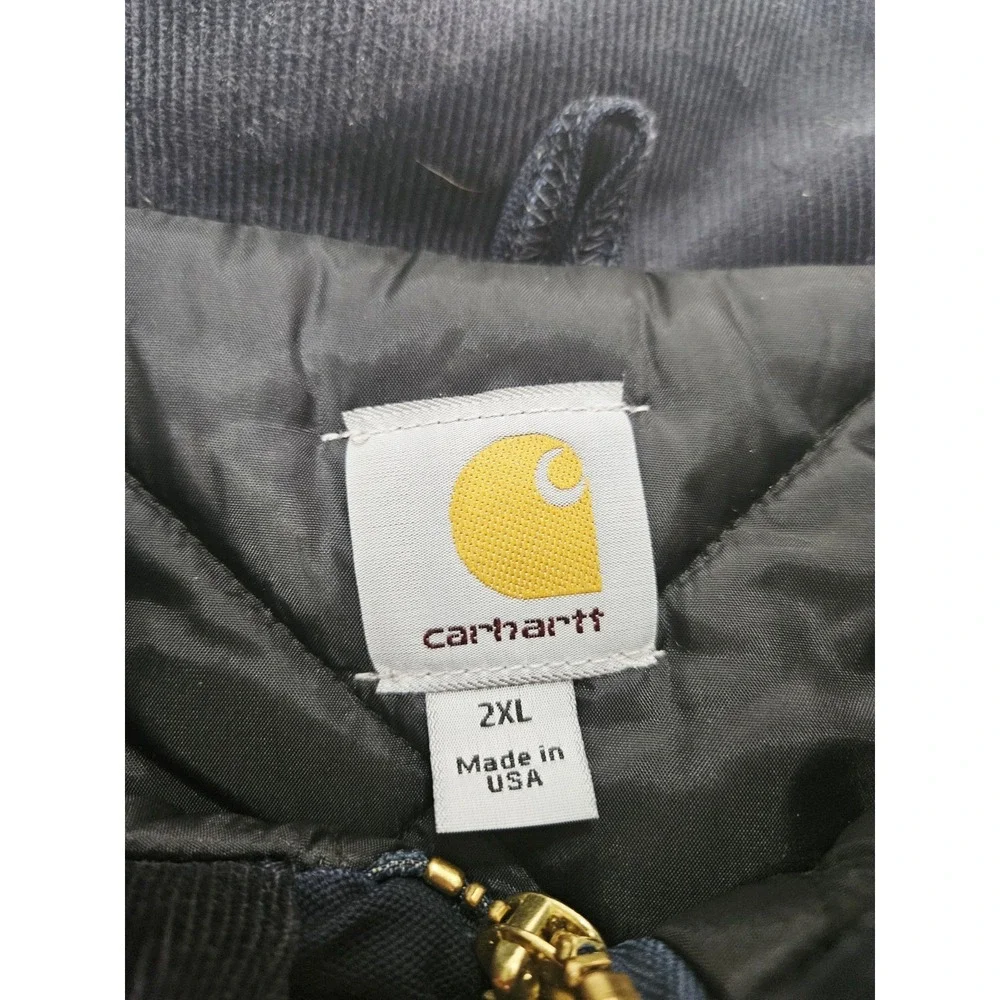 Carhartt Heavy Duty Jacket Men's Size 2XL Bomber Style Regular Fit Vintage